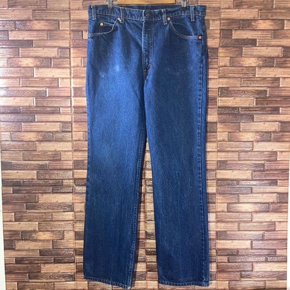 Mens Vintage 2000 517 Dark Wash Levi Orange Tab Jeans size 38x32 - Picture 2 of 14